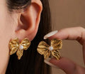 Aurielle Pearl Bow Earrings