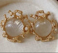 Regalia Pearl Crest Earrings